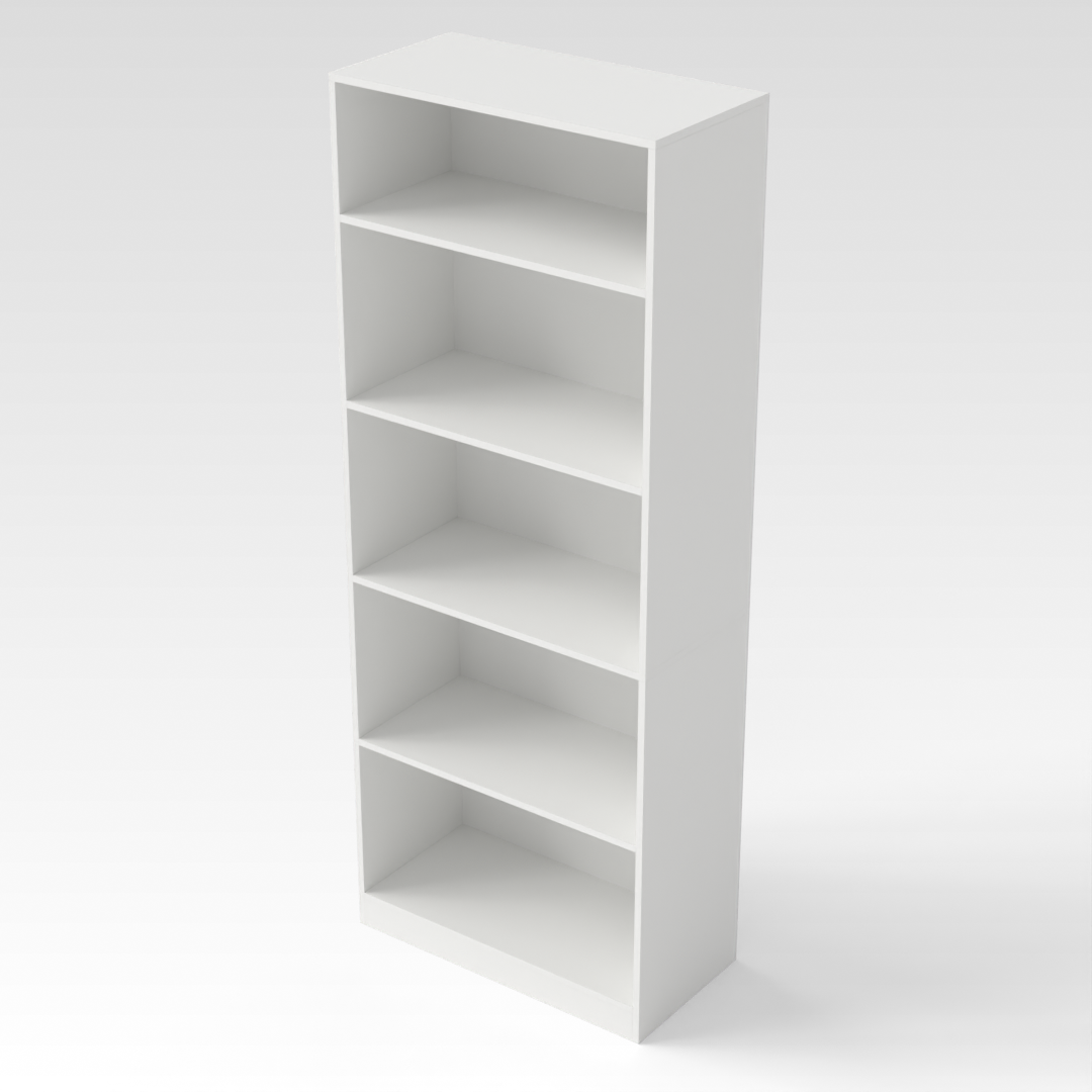 Warm White Bookcase