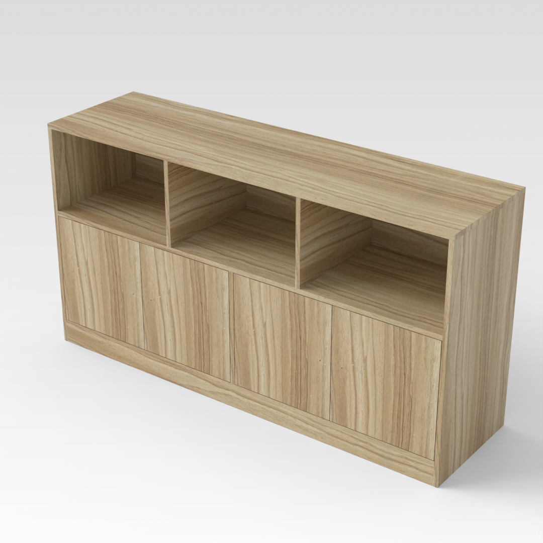 Country Oak Bookcase