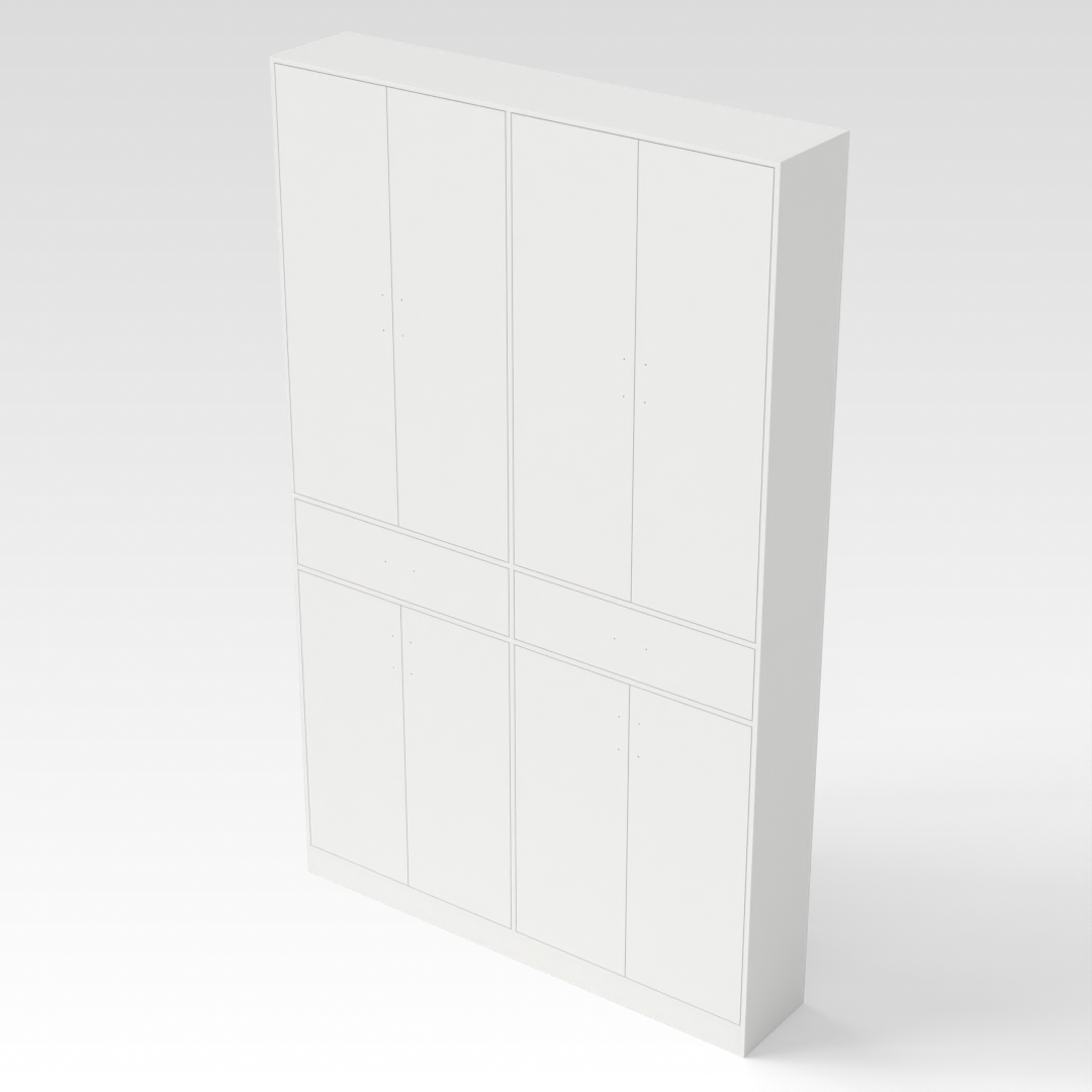 Warm White Bookcase