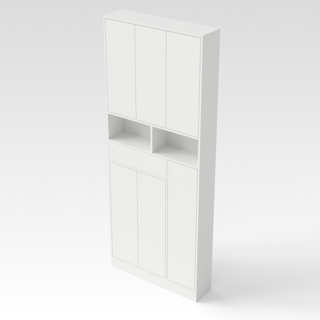 Warm White Dresser