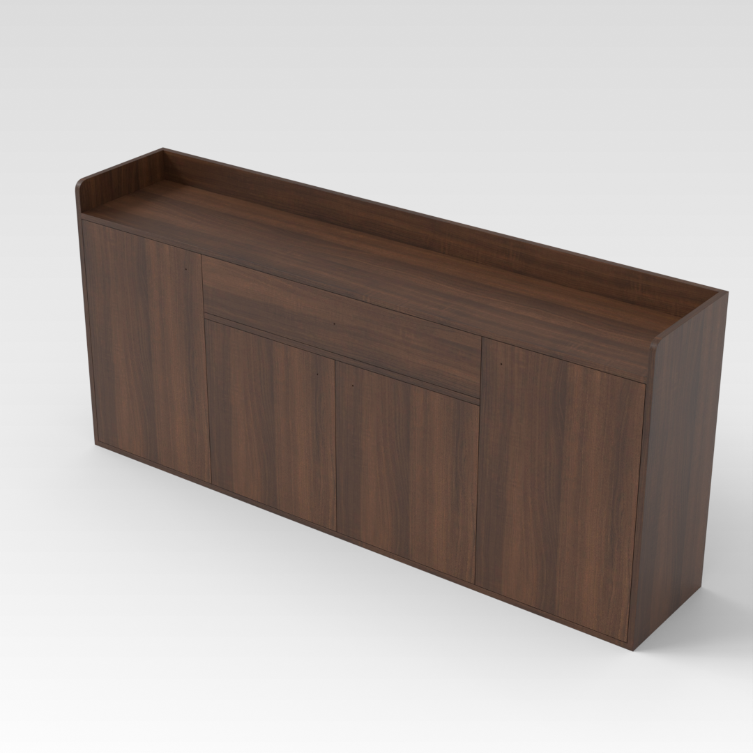 Prairie Oak Shoe Cabinet