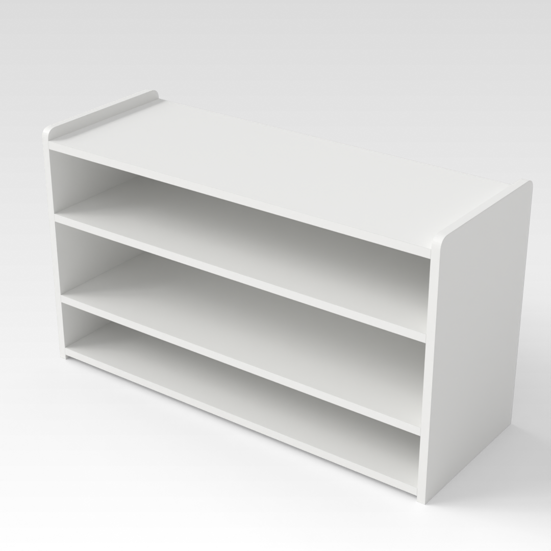 Warm White Shoe Cabinet