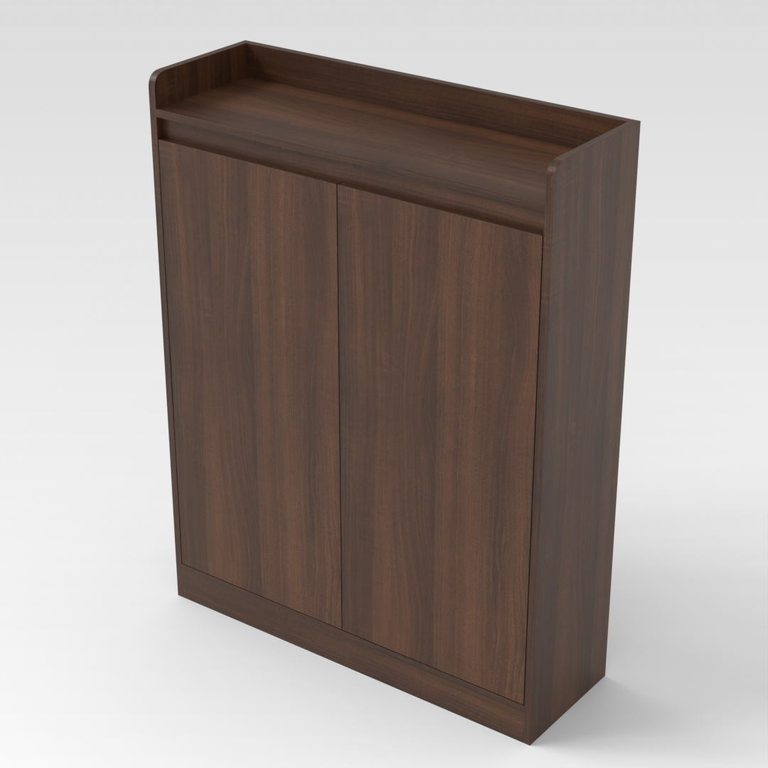 Prairie Oak Shoe Cabinet