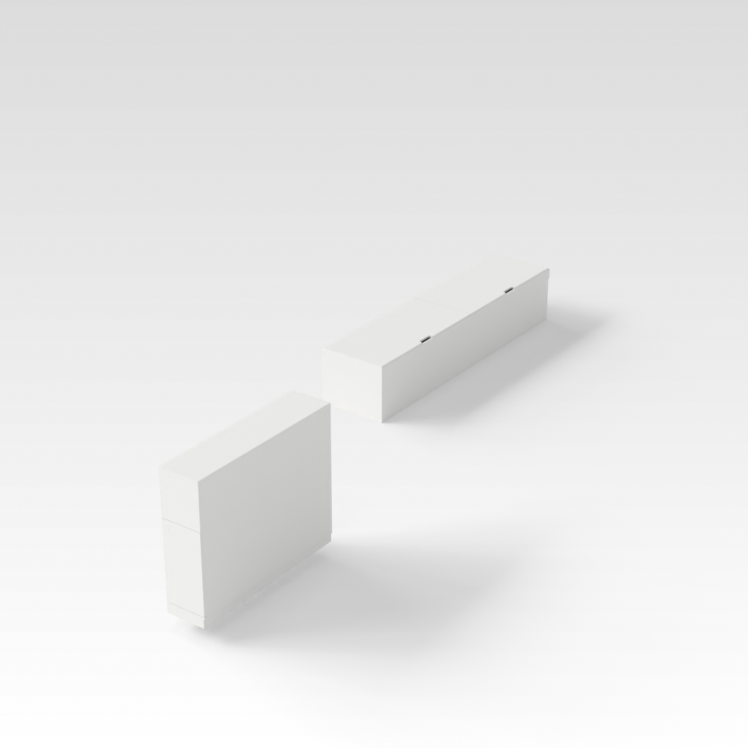 Warm White Nightstand