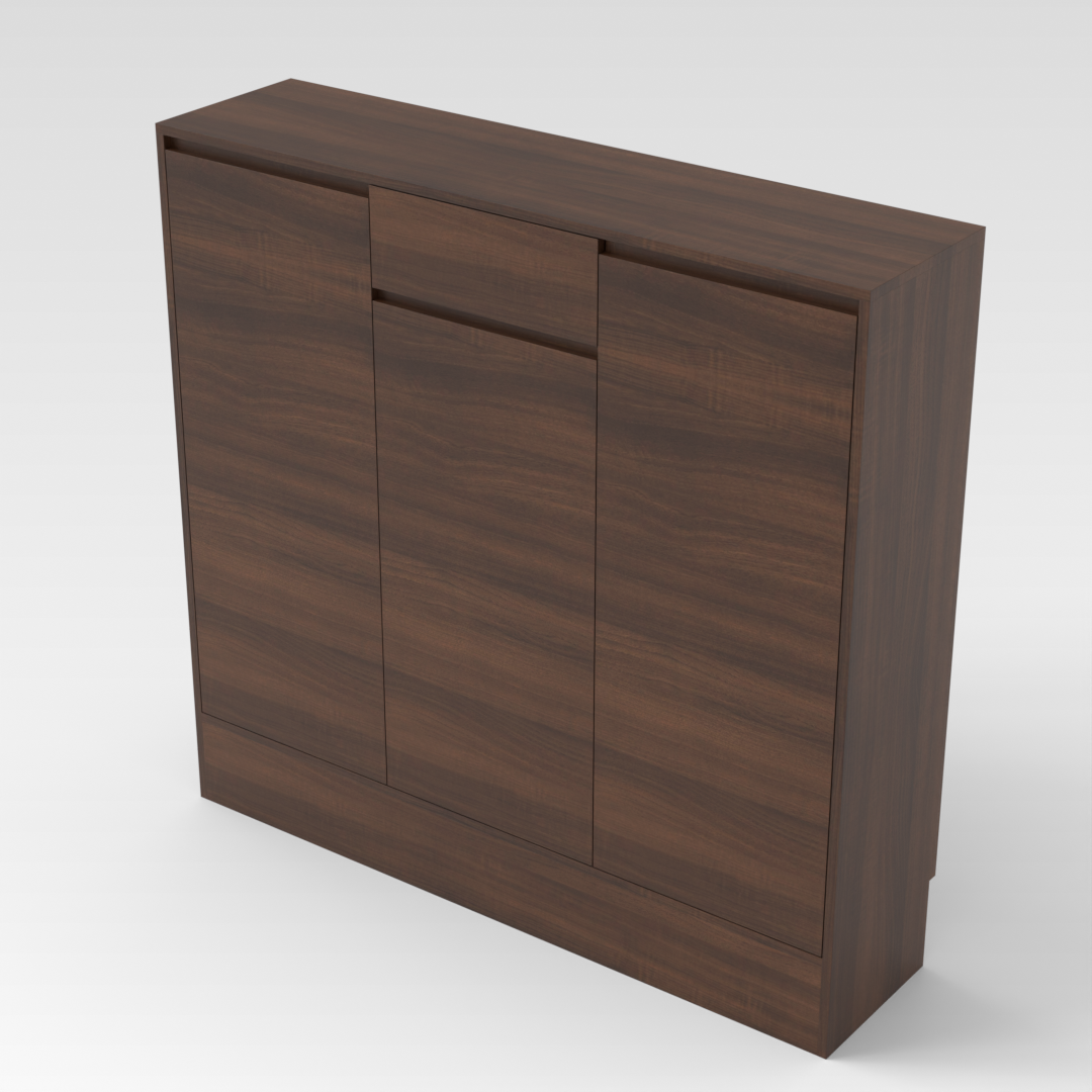 Prairie Oak Shoe Cabinet