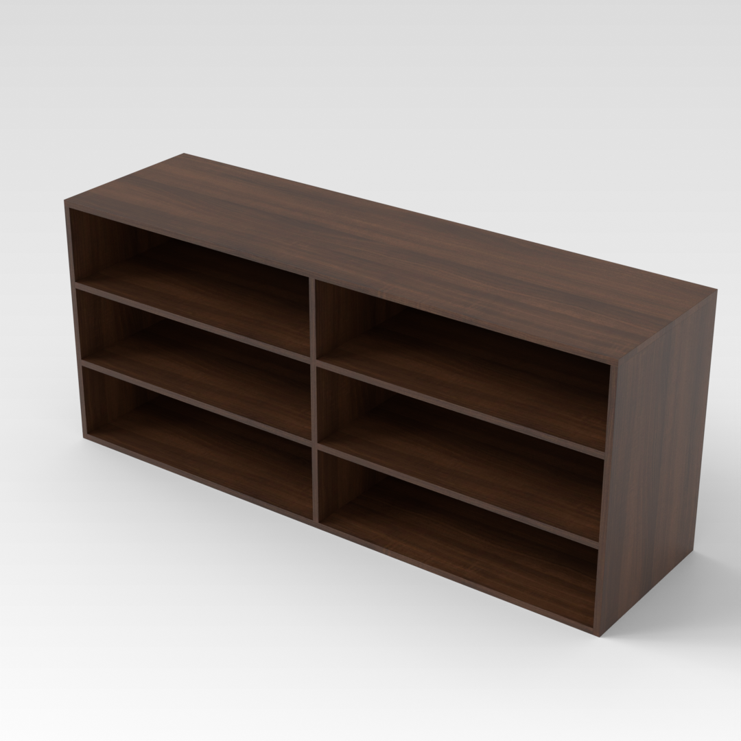 Prairie Oak Shoe Cabinet