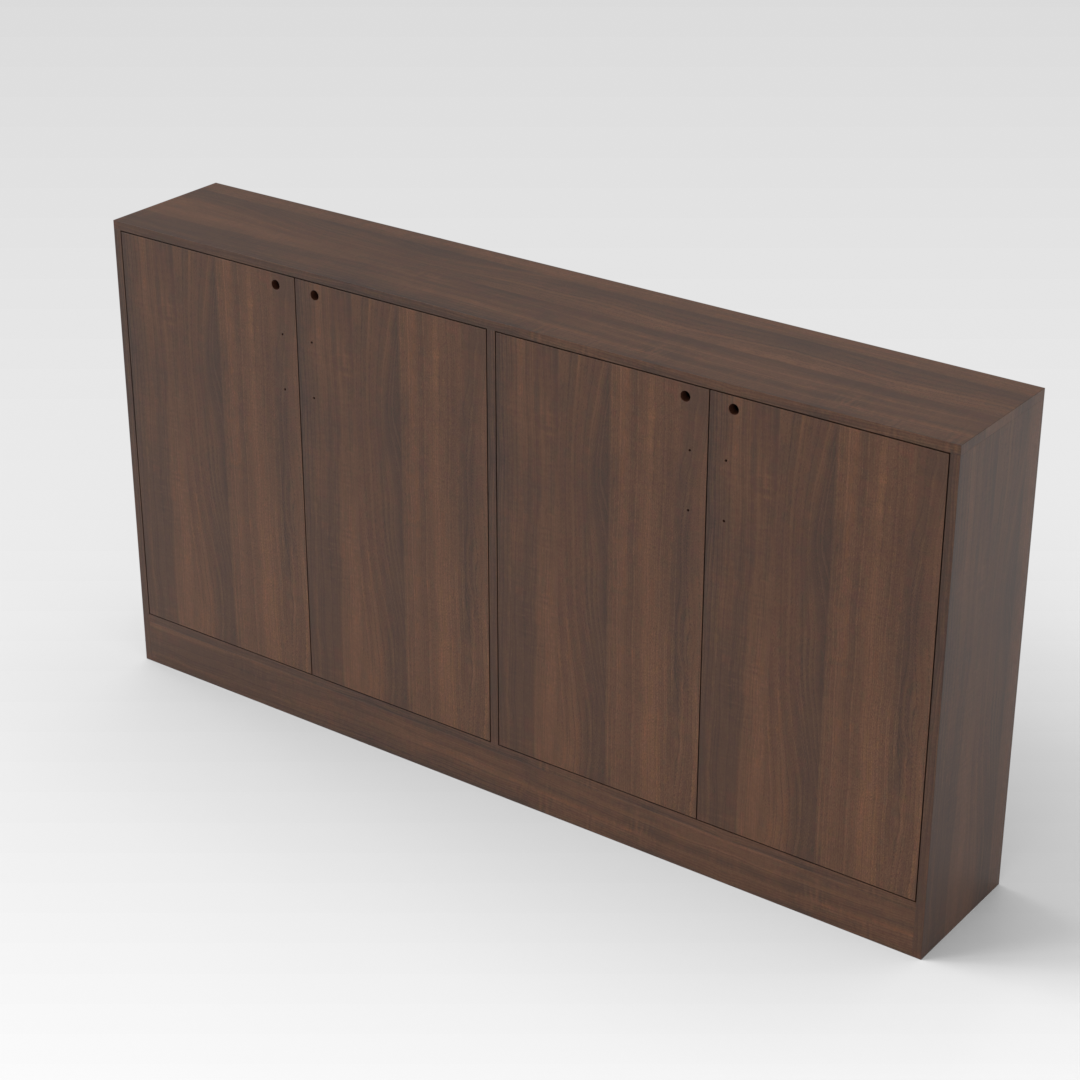 Prairie Oak Shoe Cabinet