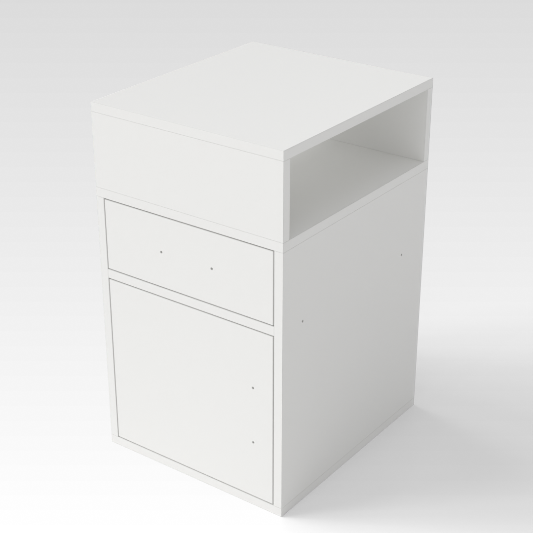 Warm White Nightstand