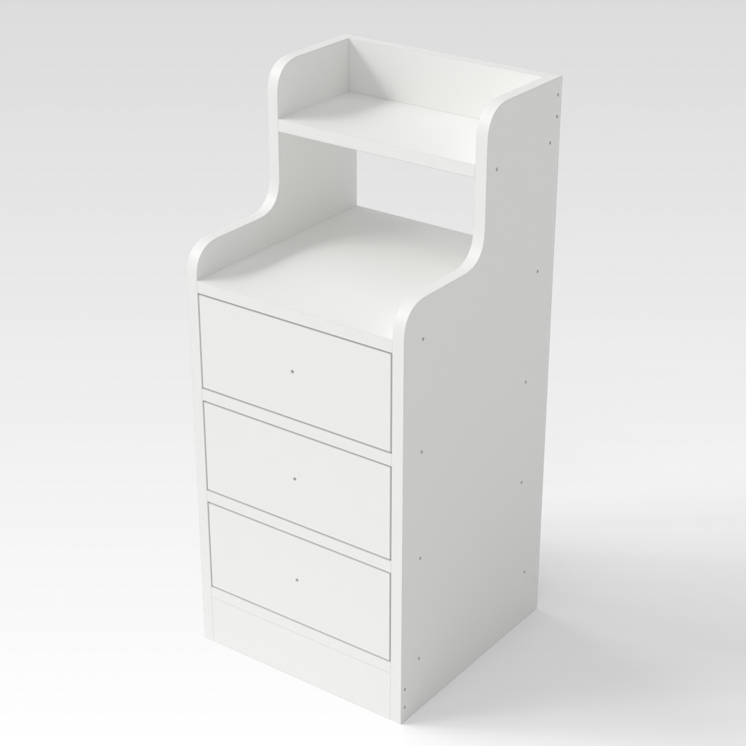 Warm White Nightstand