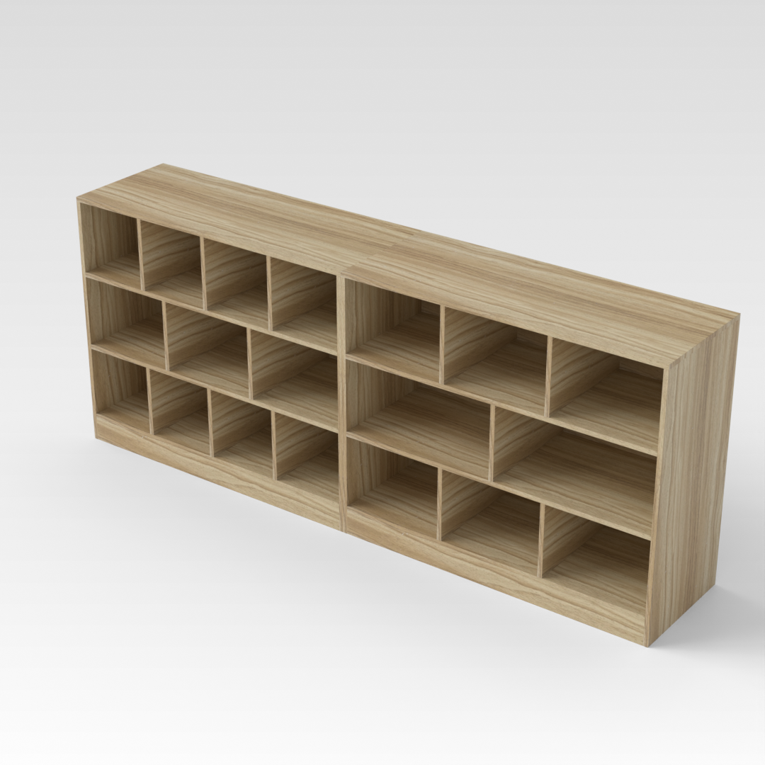 Country Oak Bookcase