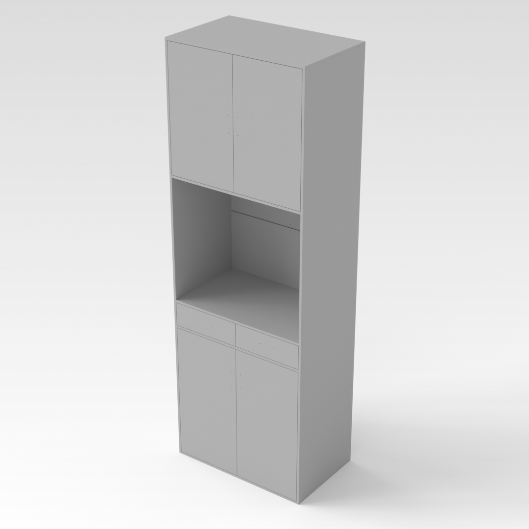 Light Gray Bookcase