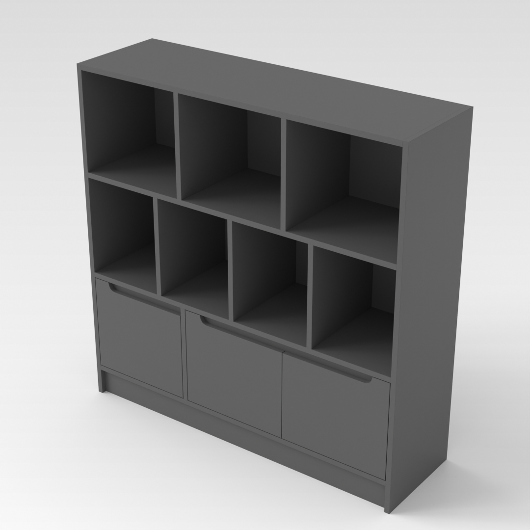 Sky Gray Shoe Cabinet