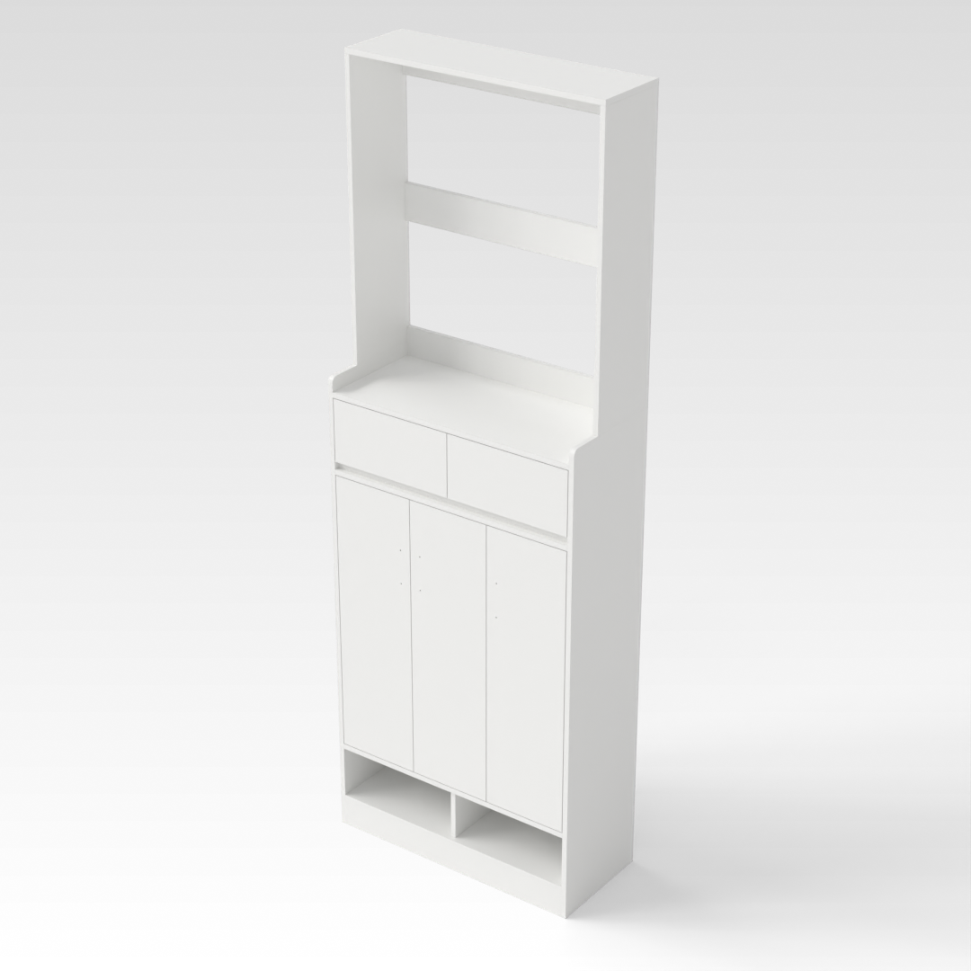 Warm White Bookshelf