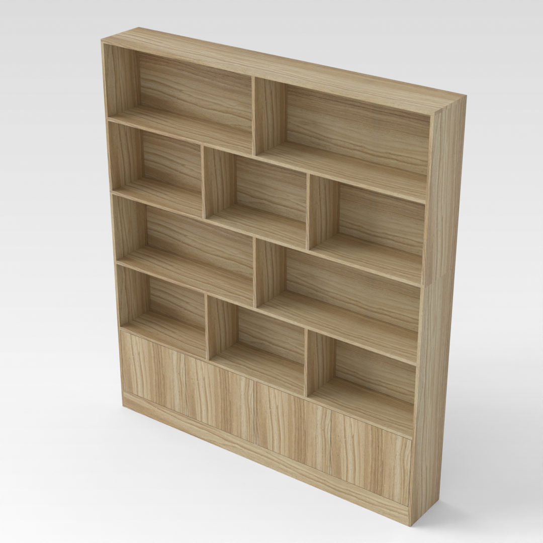 Country Oak Bookcase