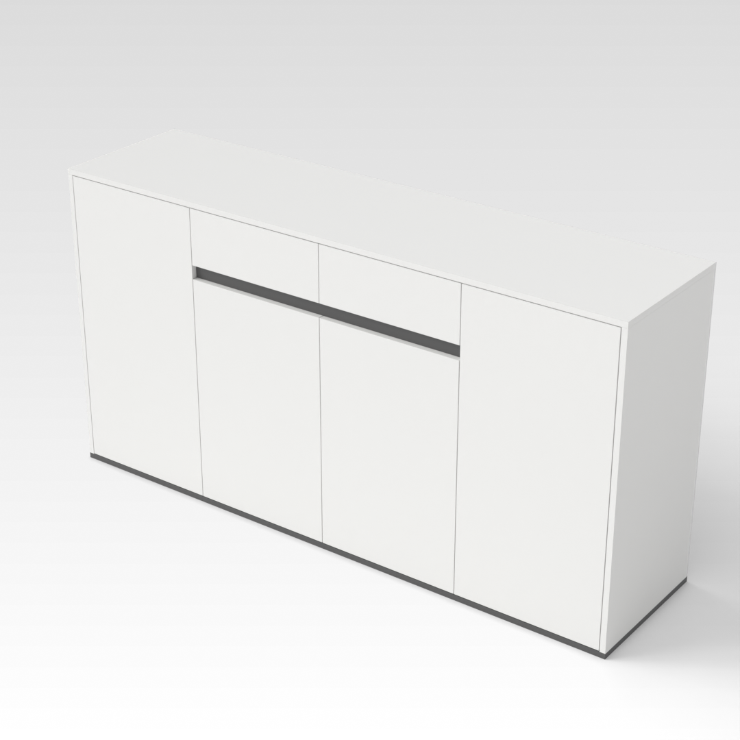 Warm White Shoe Cabinet