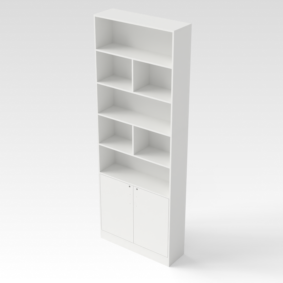 Warm White Bookshelf