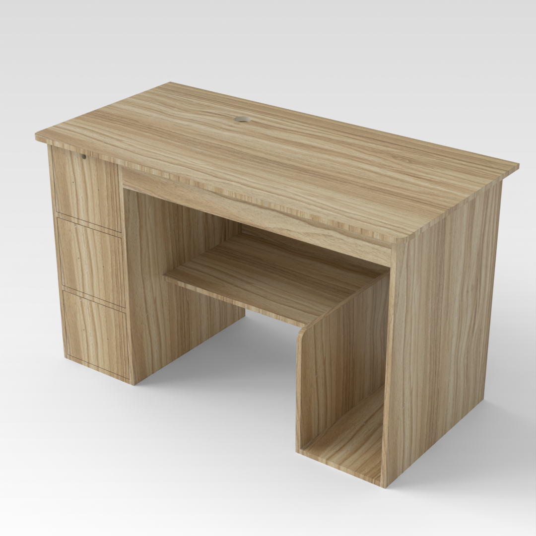 Country Oak Computer Desk