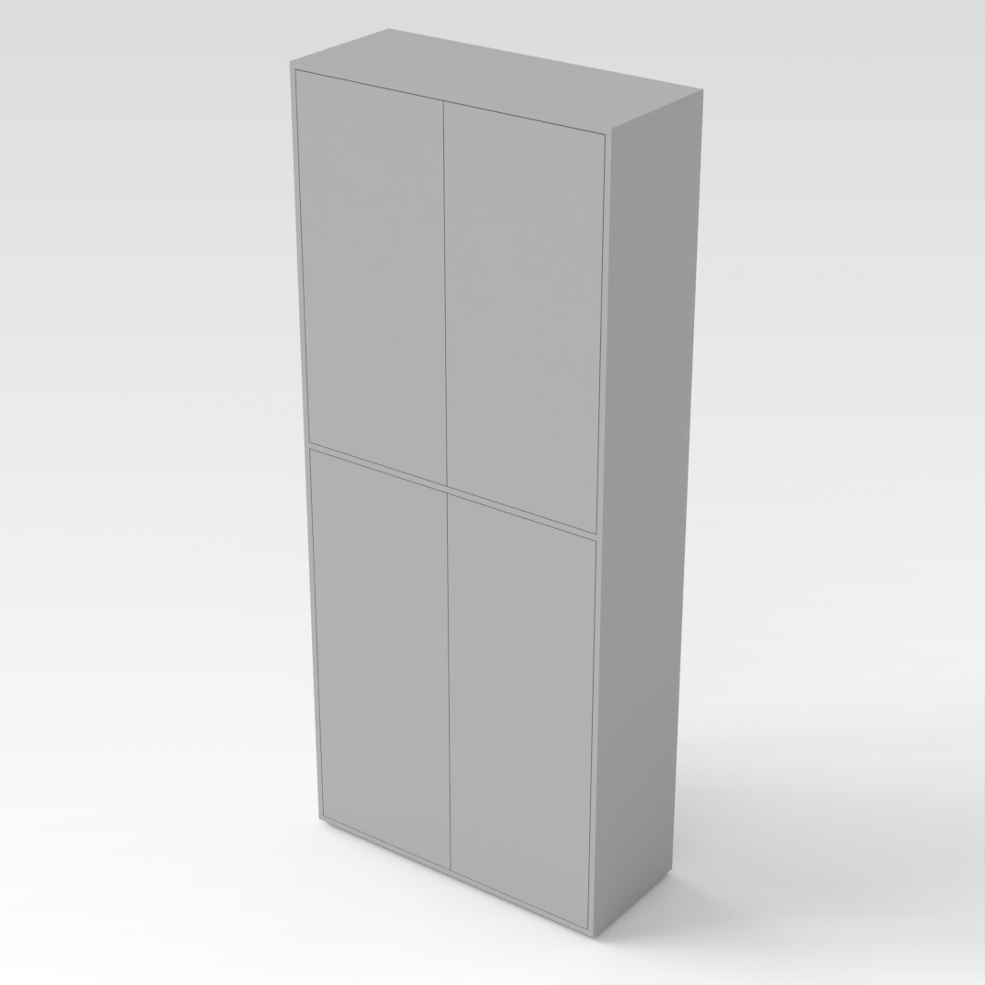 Light Gray Shoe Cabinet