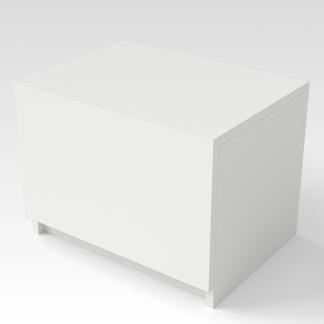 Warm White TV Stand