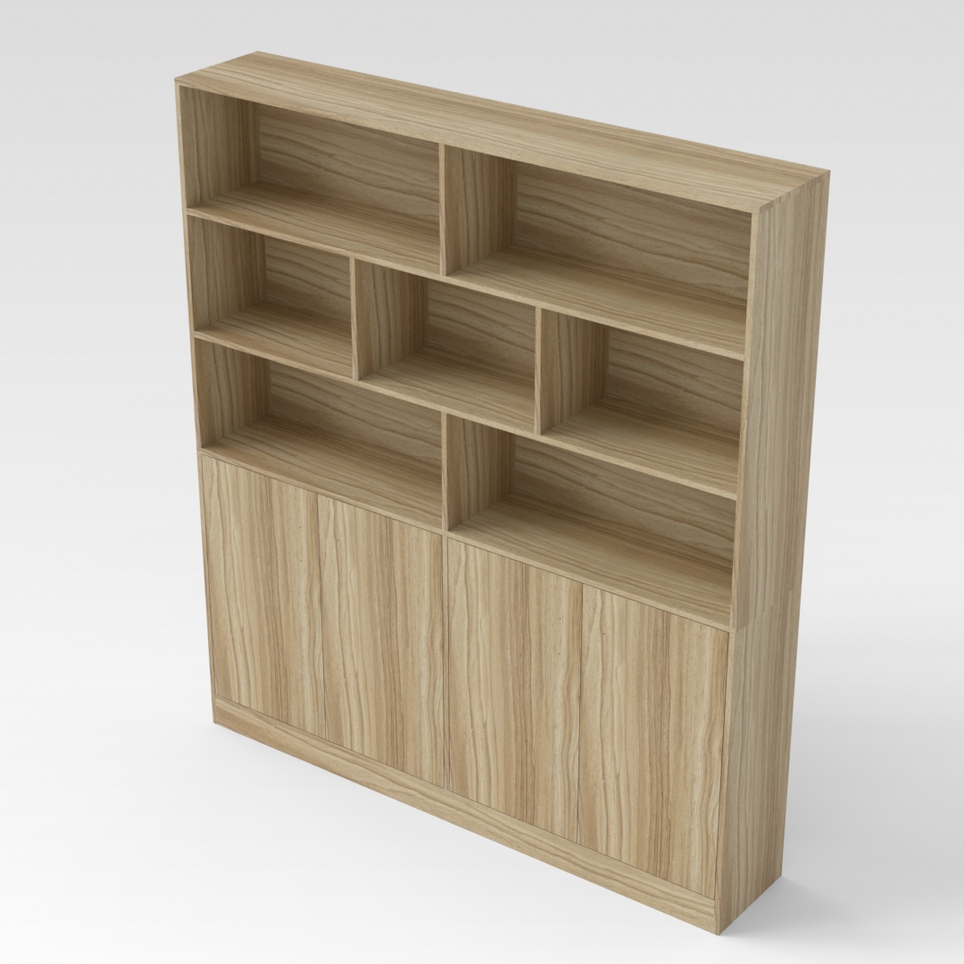 Country Oak Bookcase