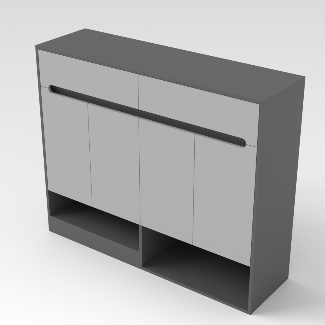 Sky Gray Sideboard