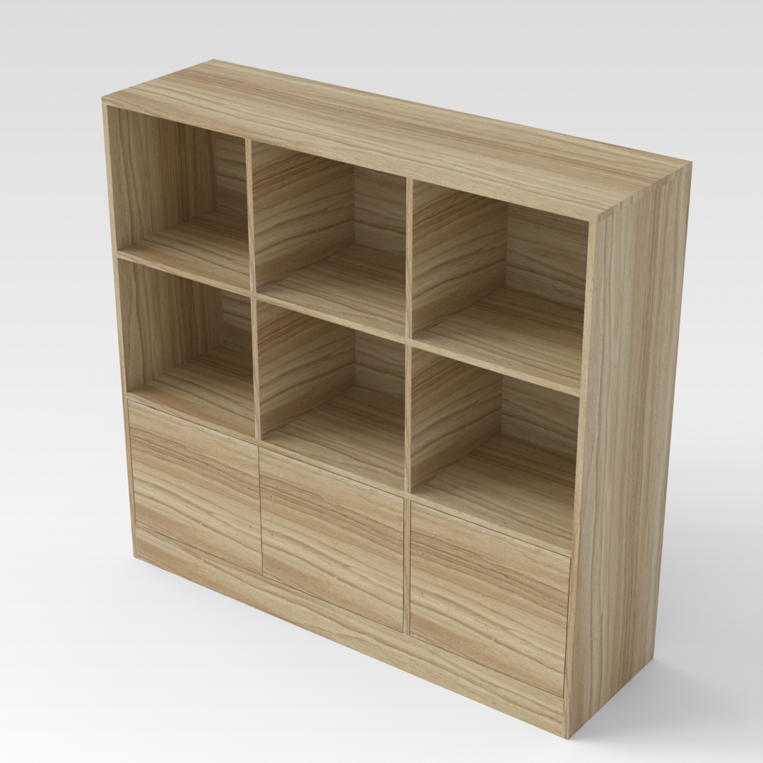 Country Oak Bookshelf