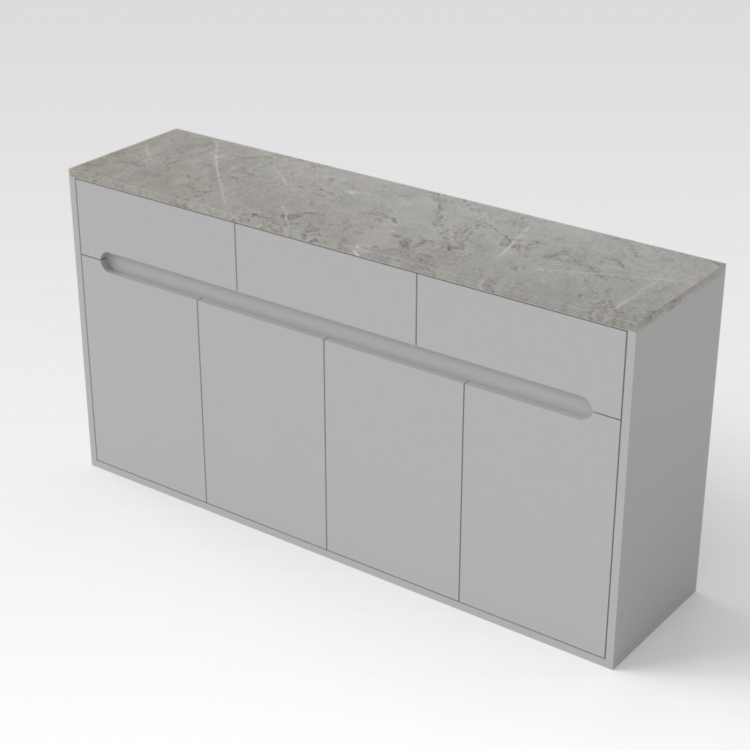 Light Gray Dining Table