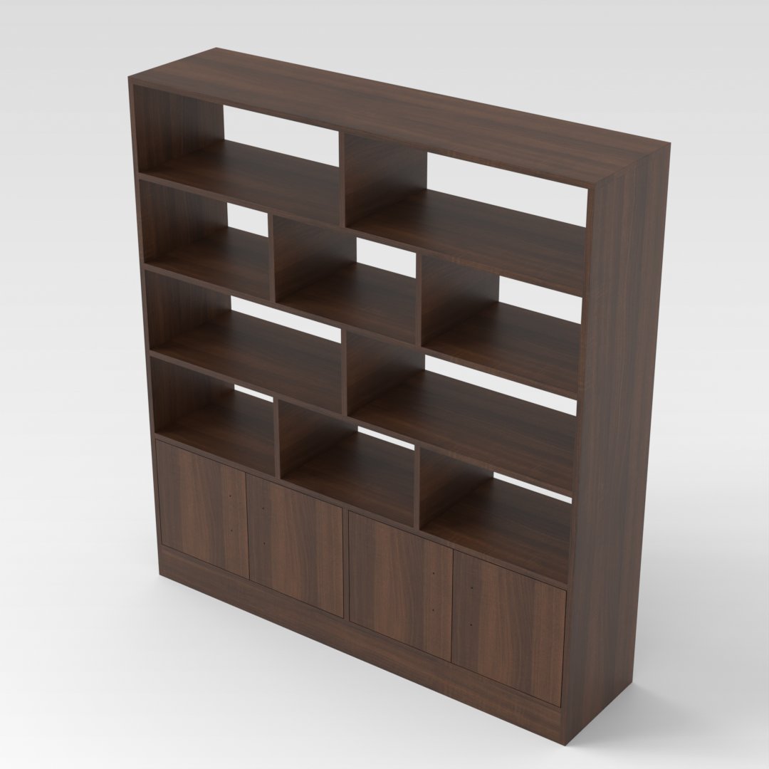 Prairie Oak Bookshelf
