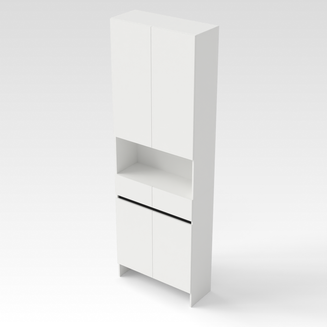 Warm White Shoe Cabinet