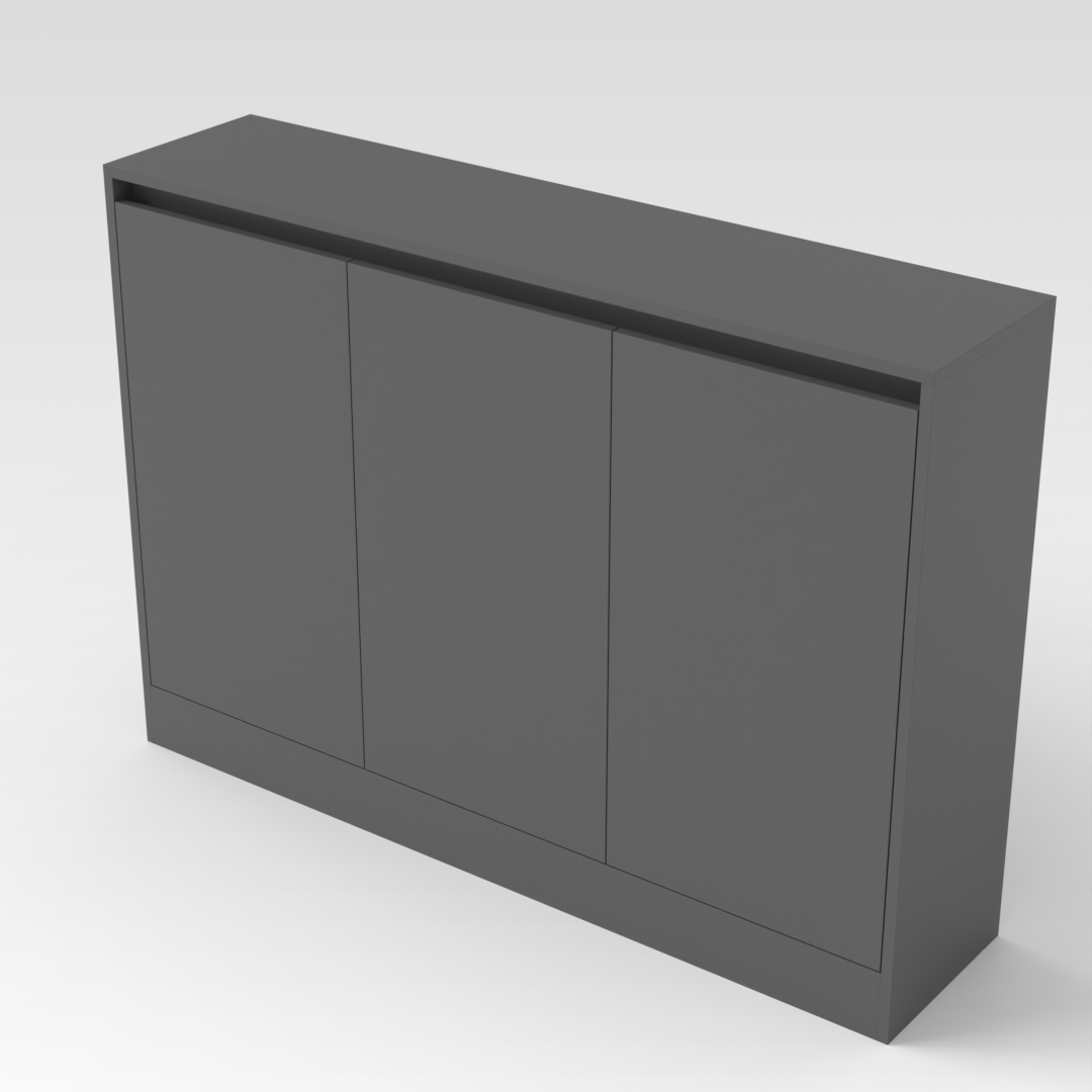 Sky Gray Shoe Cabinet