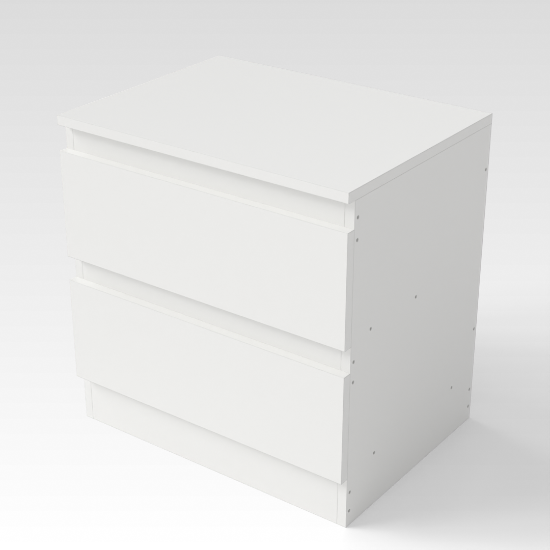Warm White Nightstand