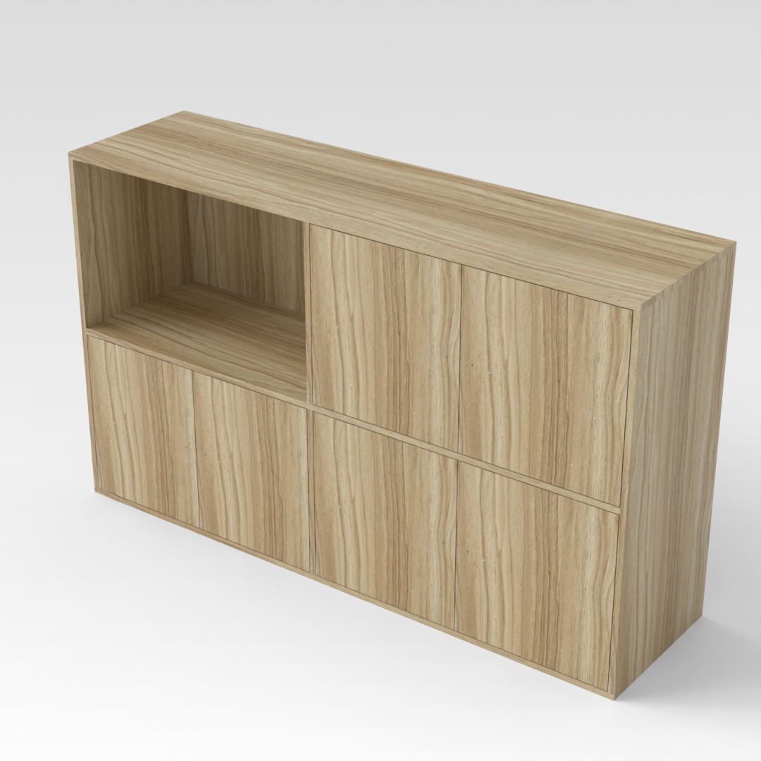 Country Oak Accent Cabinet