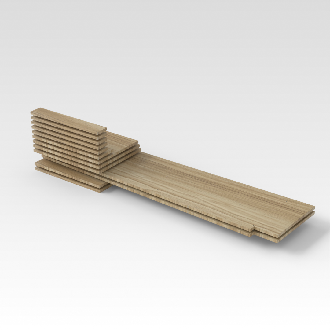 Country Oak Bookshelf