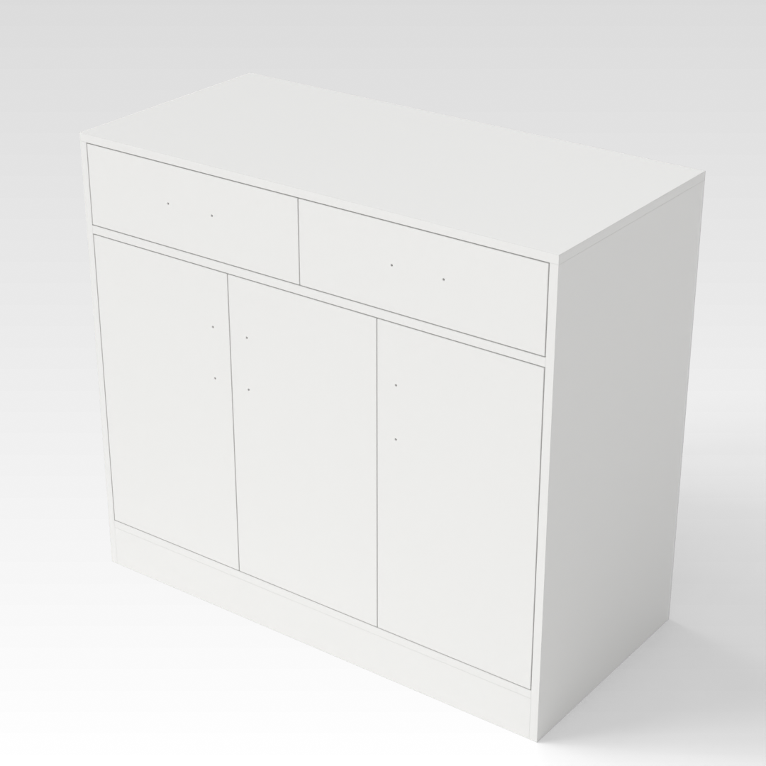 Warm White Sideboard