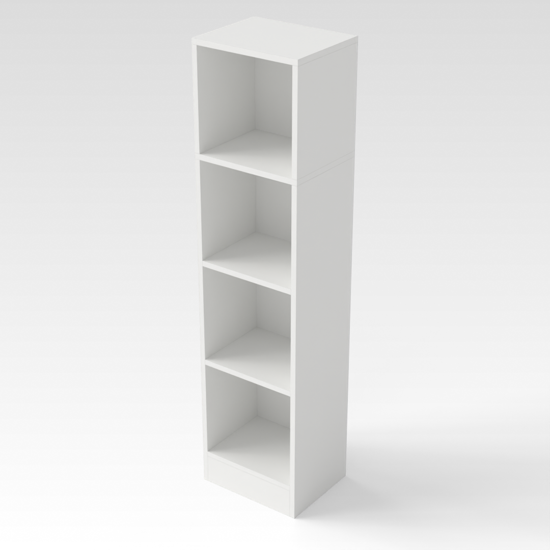 Warm White Bookcase