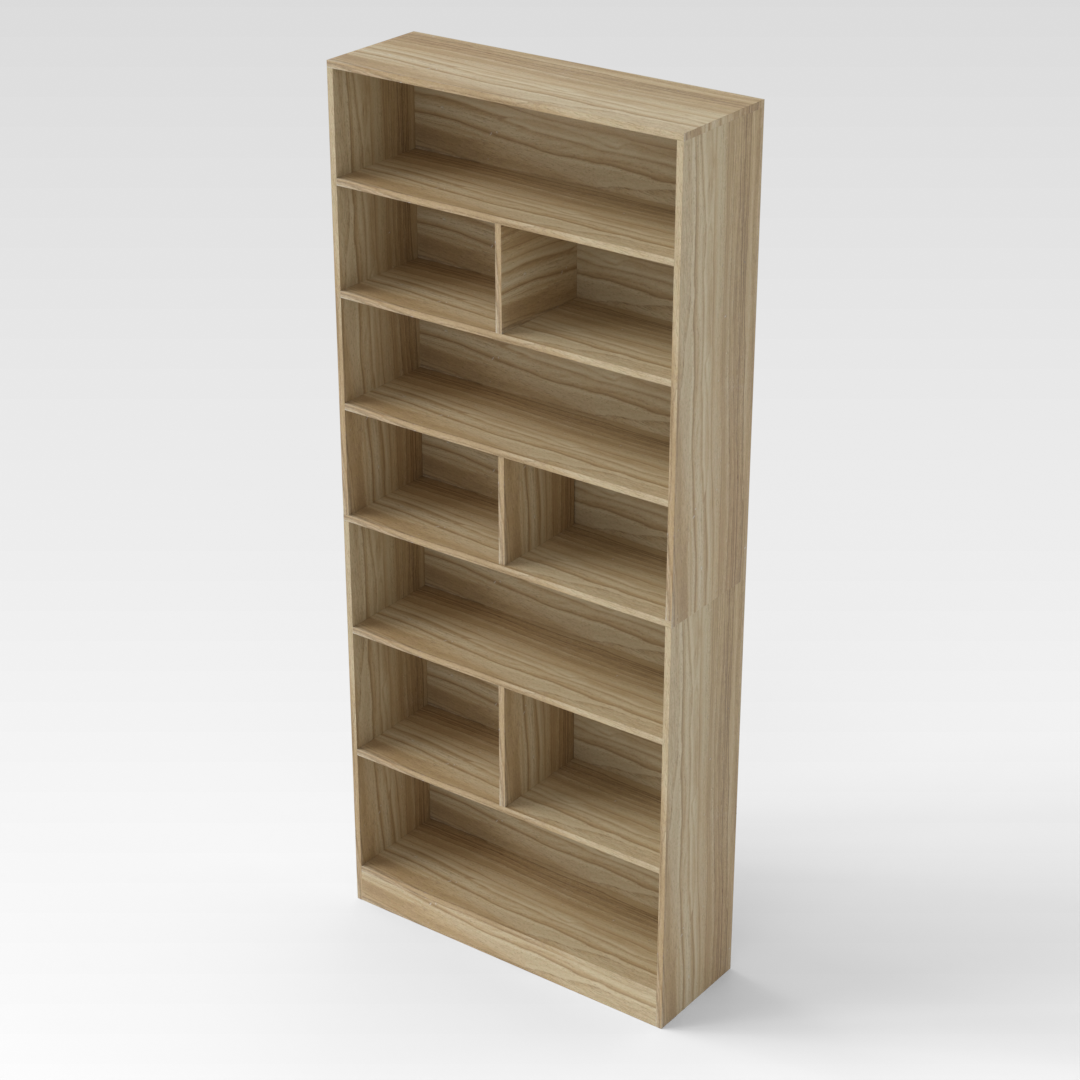 Country Oak Bookshelf