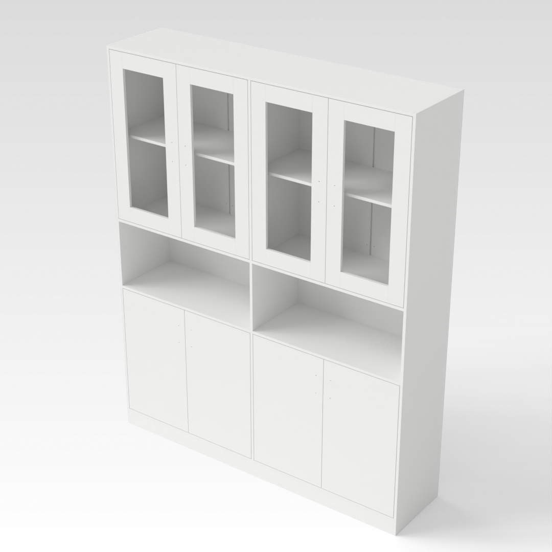 Warm White Bookcase