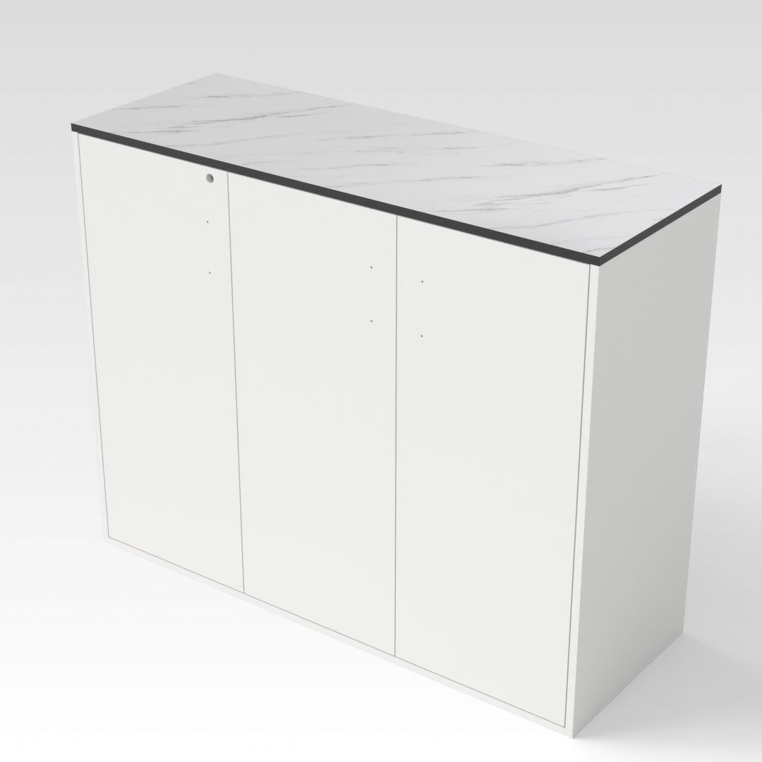 Warm White Shoe Cabinet