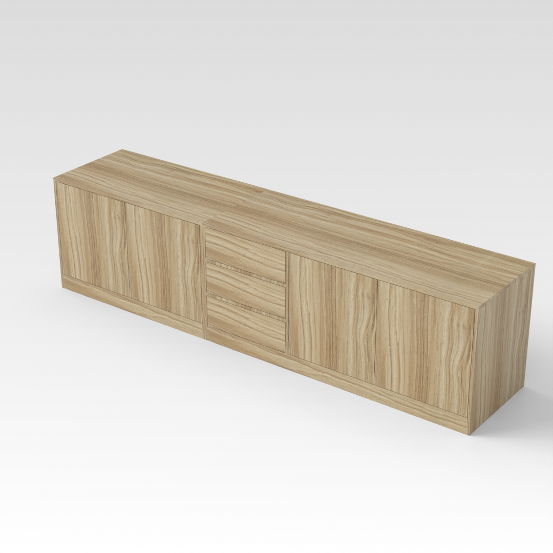 Country Oak TV Stand