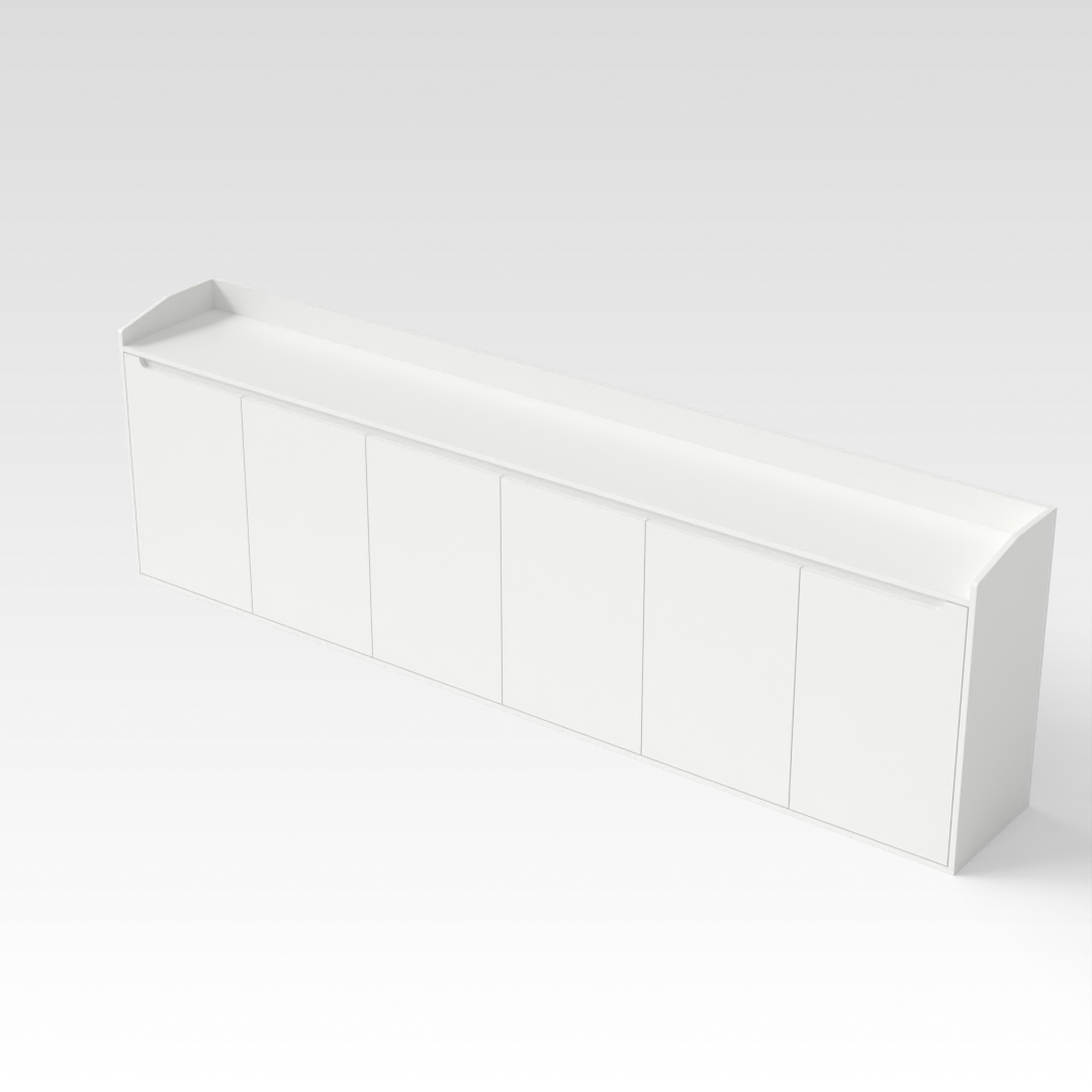 Warm White Shoe Cabinet