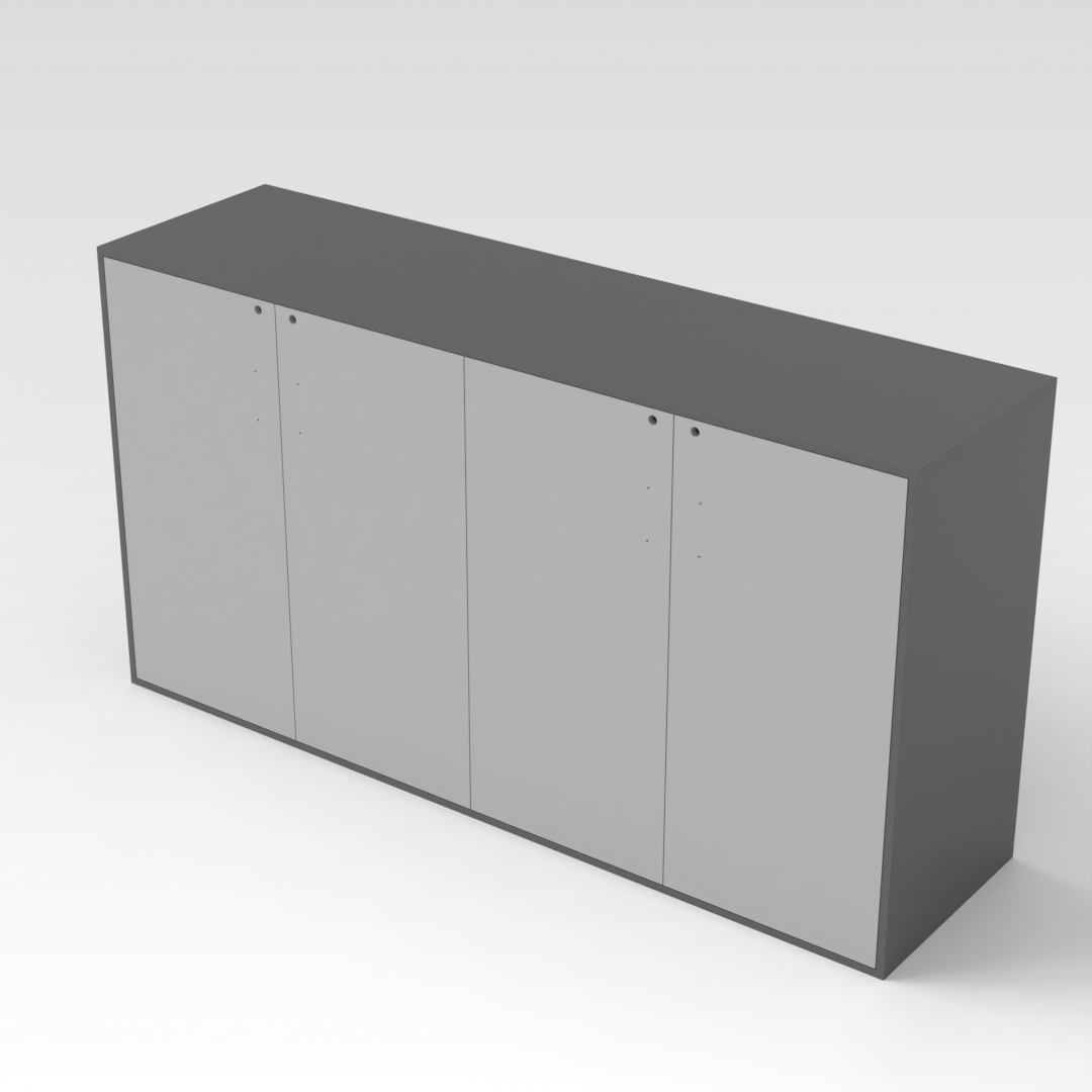 Sky Gray Shoe Cabinet
