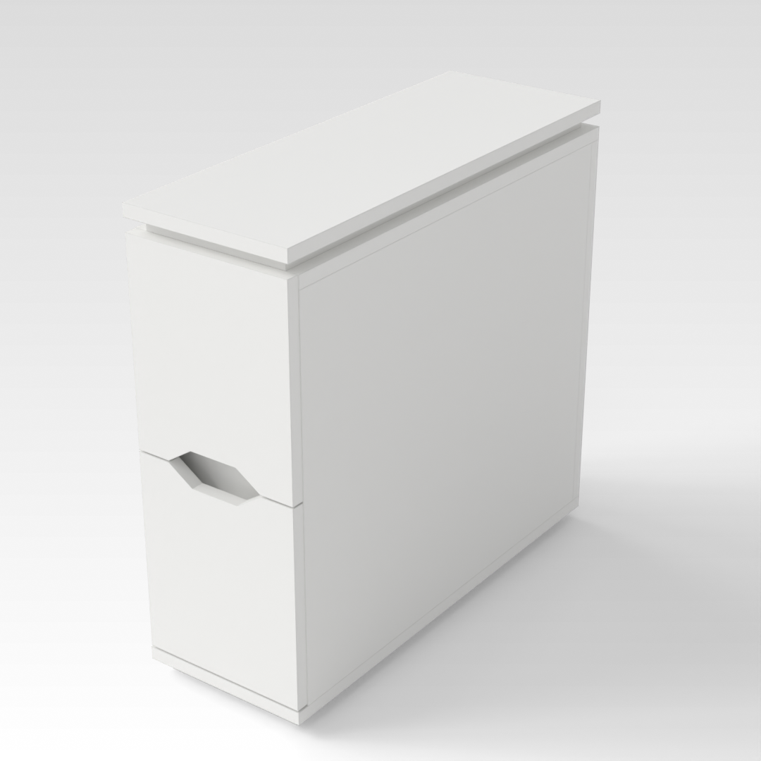 Warm White Nightstand