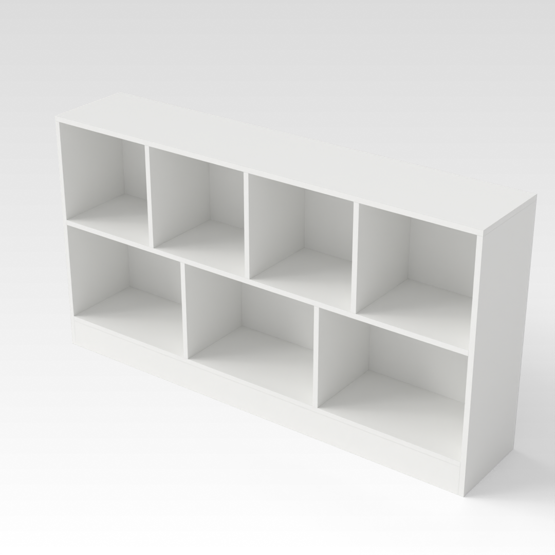 Warm White Bookcase