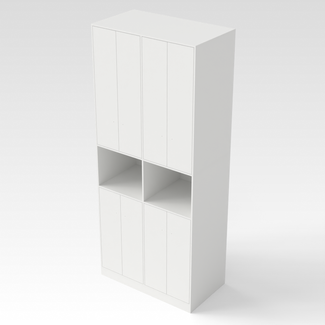 Warm White Bookcase