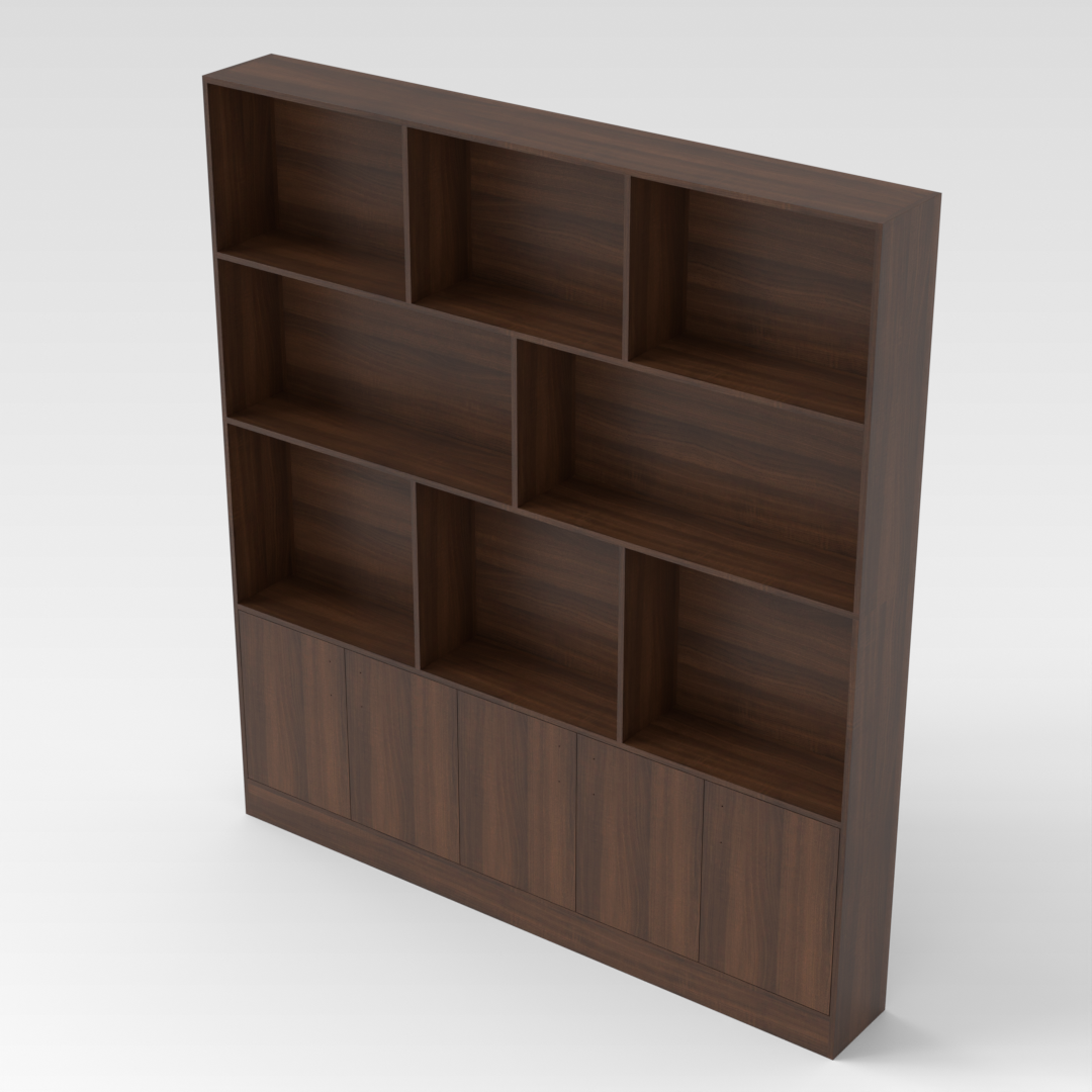 Prairie Oak Bookshelf