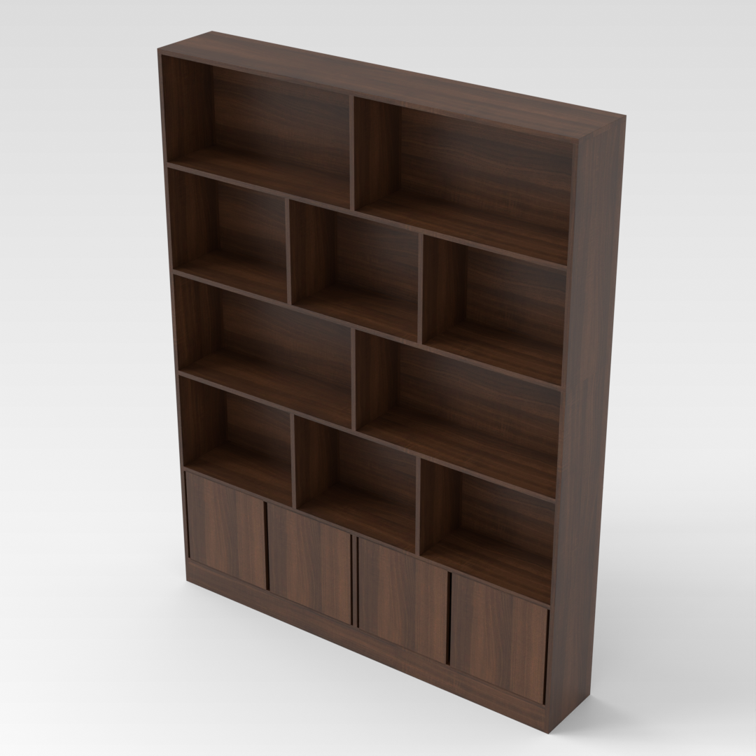 Prairie Oak Bookshelf