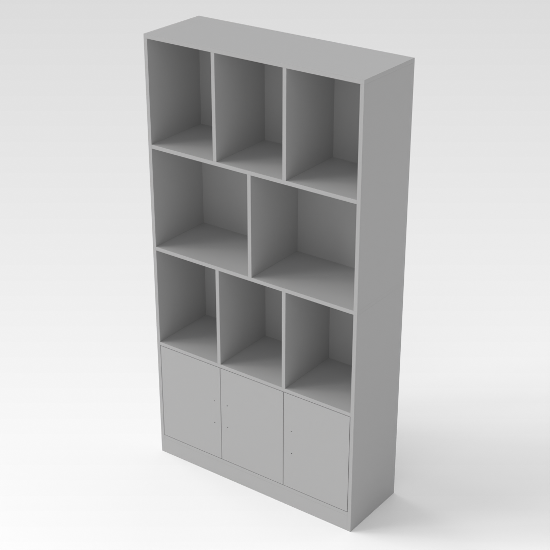 Light Gray Storage Cabinet