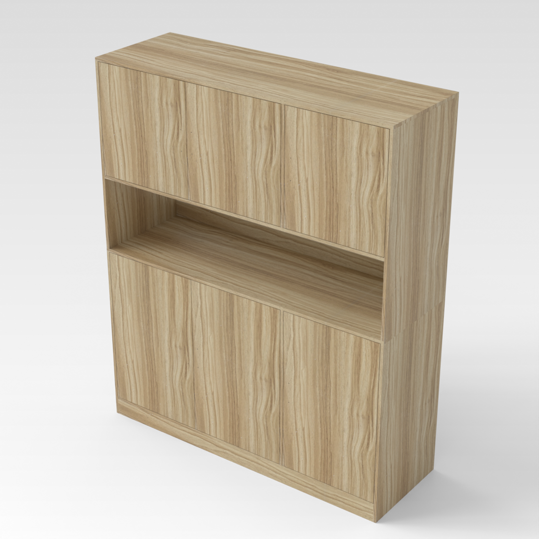 Country Oak Storage Cabinet