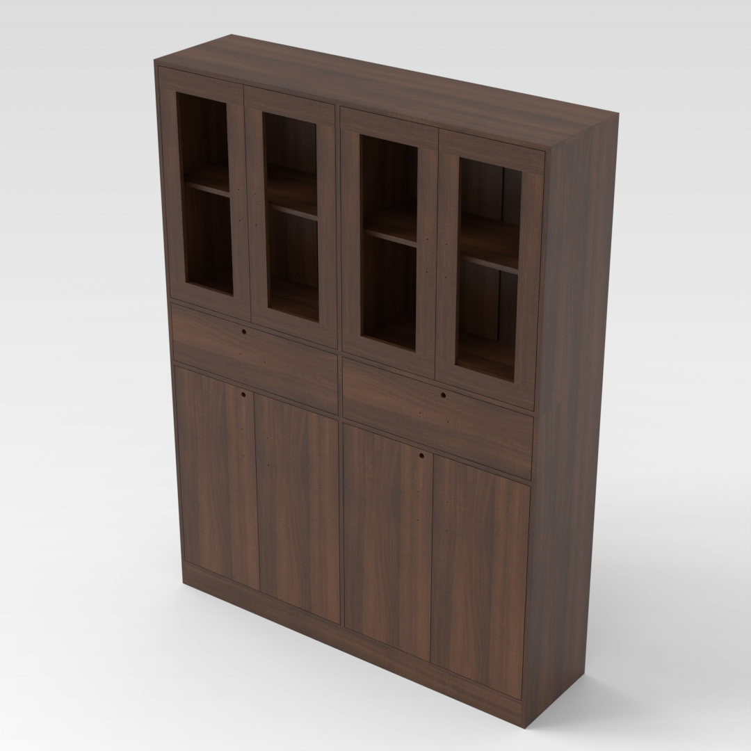 Prairie Oak Shoe Cabinet