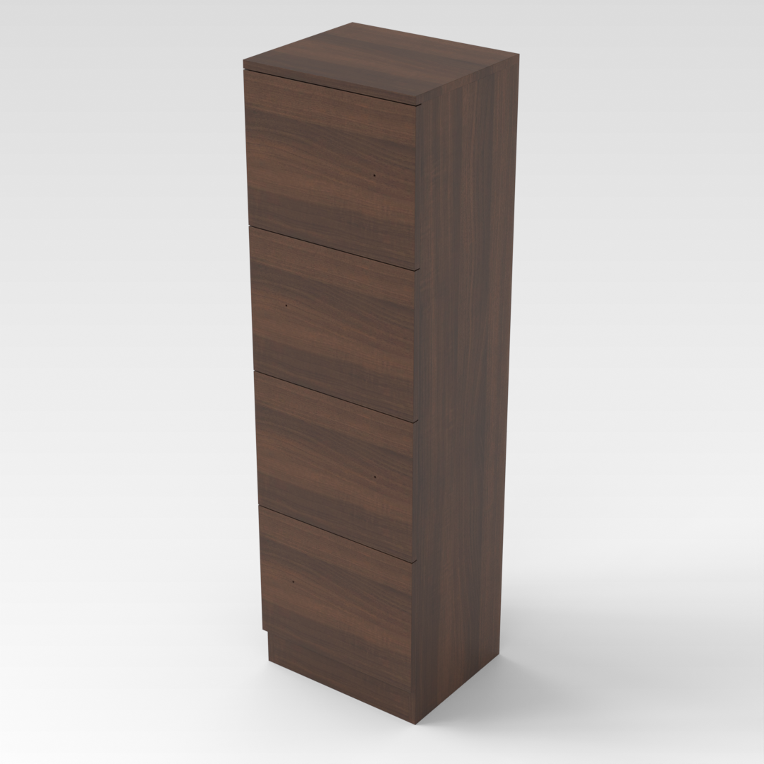 Prairie Oak Shoe Cabinet